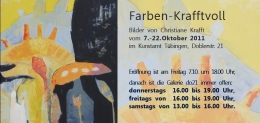 Christiane Krafft | 7.-22.10.2011 | Kunstamt Tübingen